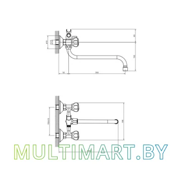 Смеситель Decoroom DR50045R картинка 2